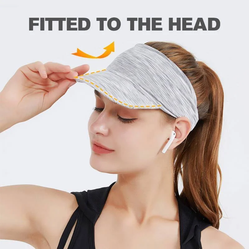 

2021 Sports Headband Empty top hat summer outdoor sunscreen men and women breathable riding running cap female Dropshipping