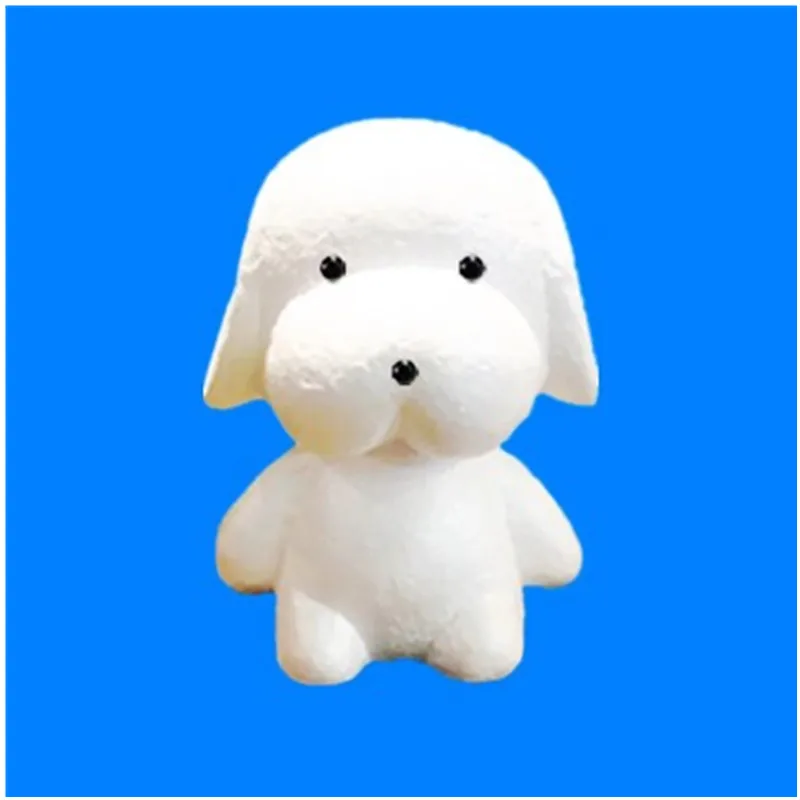1 шт. пенополистирол кролик собака белая поделка для украшения вечеринки сделай