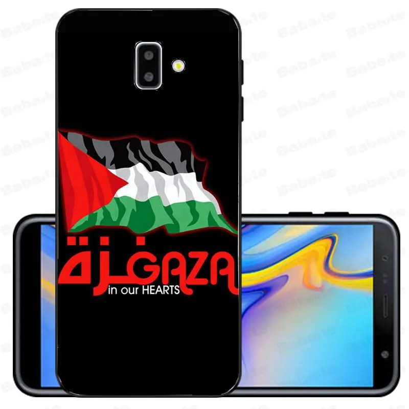 Чехол для galaxy j6 палестинский флаг ТПУ чехлы для мобильного телефона из мягкого силикона с крышкой для samsung galaxy j6 plus A6 A8 A9 A10 A30 A50 крышка