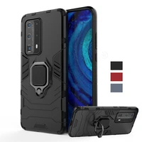 for huawei p40 pro plus case cover p20 p30 p40 pro lite magnetic ring holder silicon armor phone bumper back case for huawei p40