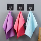 Бесследная микрофибра для окон, автомобильные зеркала, полировка рыбьей чешуи, мягкая Безворсовая многоразовая салфетка для очистки стекла, стекла для глаз