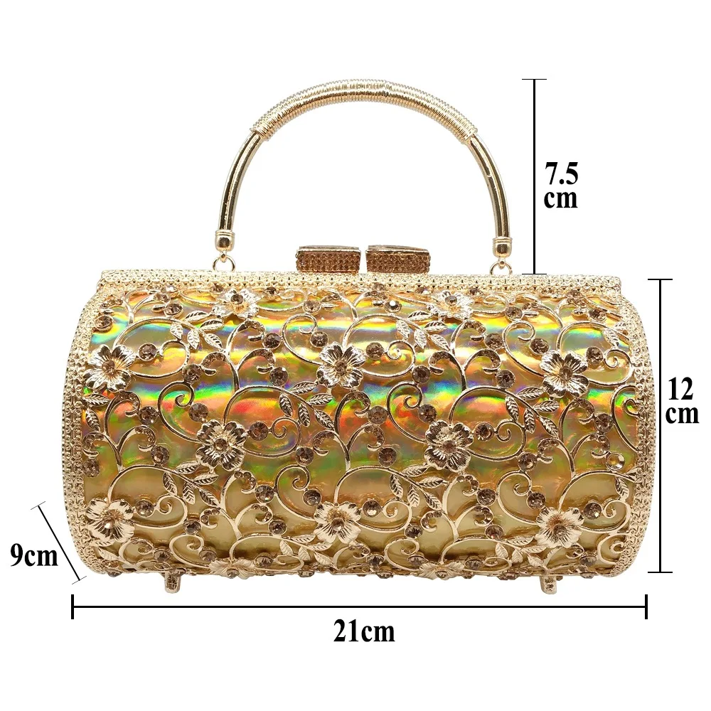 Женский элегантный женский золотой клатч сумочка вечерние сумки официальные