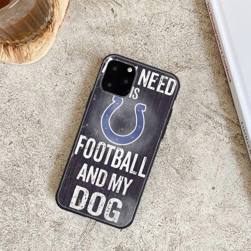 

I-Indianapolis C-Colts Soft Phone Case For Iphone 6 6s 7 8 Plus XR X XS XSmax 11 12 Pro Mini Max
