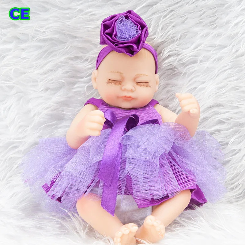 11 дюймов 28 см силиконовая кукла Reborn игрушки как настоящие виниловые куклы для