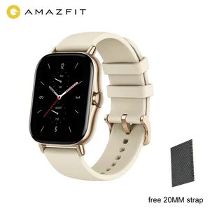 Global version amazfit gts 2 smartwatch 5atm waterproof amoled display 11 sport modes all day heart rate tracking for android 1 Item image