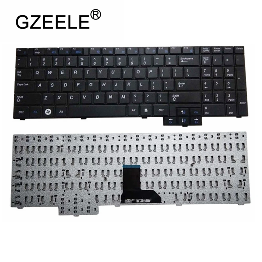 GZEELE новая клавиатура для ноутбука США samsung NP-R528 NP-R530 NP-R540 R519 R719 NP-R719 NP-R519 серии США Черный английская раскладка