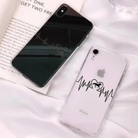 horse pony horse heartbeat phone cases for iphone 13 8 7 6 6s plus x 5s se 2020 xr 11 12 pro xs max