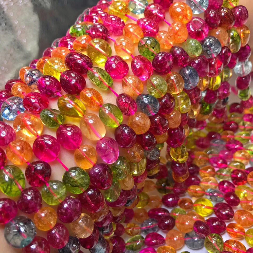 Iolite белый кристалл гранат Родонит 8-9 мм драгоценные камни гладкие неправильной