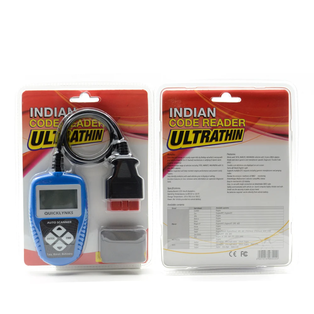 

Auto Scanner for Indian Cars T65 indian OBDII OBD2 EOBD code reader Vehicle diagnostic tool for Tata for Maruti
