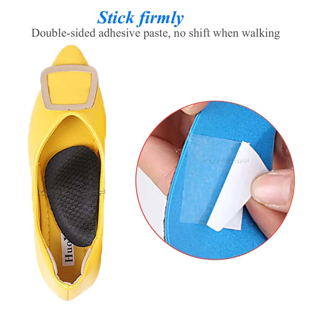 Unisex Orthopedic Insoles For Shoes Cushion Arch Support Foot Massage Pad Pain Relief Flat Feet Self-Adhesive Shoe Sole Inserts