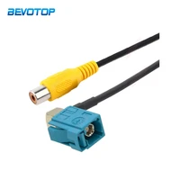 25cm rca female to fakra z female 90 degree gps video cable adapter for car gps rg174 rf coaxial extension cord pigtail jumper