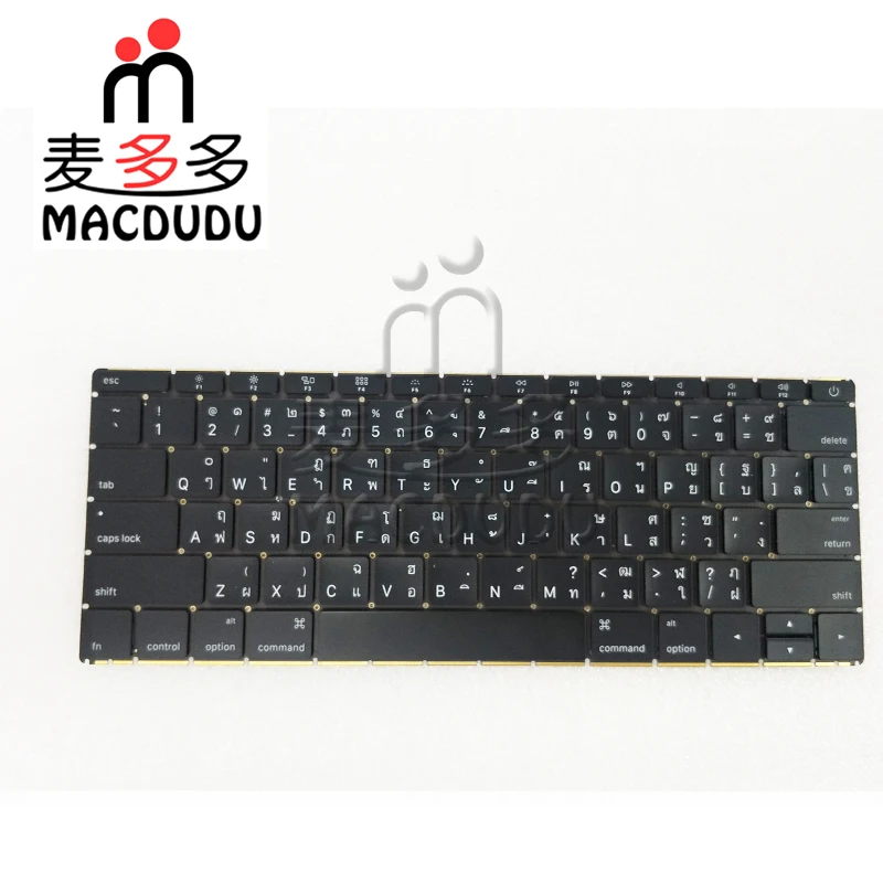 Тайская клавиатура для MacBook Retina 12 дюймов A1534 2015 2016 лет|Компьютерные кабели и