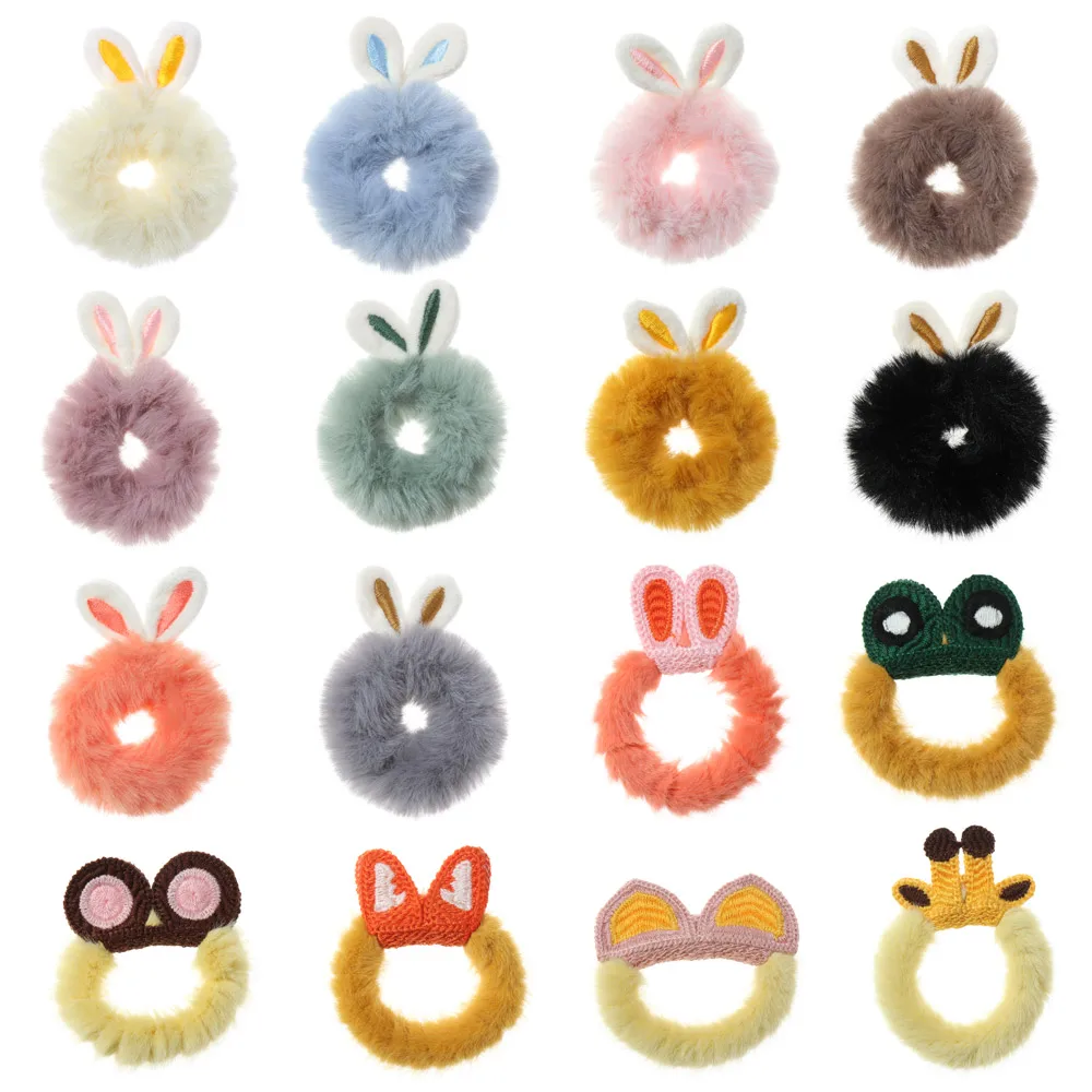 Штаны с эластичной резинкой на плюшевая повязка для волос кольца модные женские