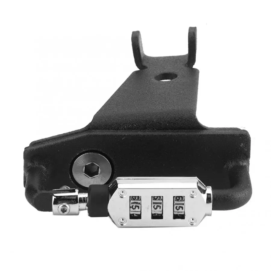 

Retractable Cable Lock Motorcycle Helmet Lock 3 Digital Passwords Fits for KAWASAKI Z125 2016-2020 Motorcycle Accessories