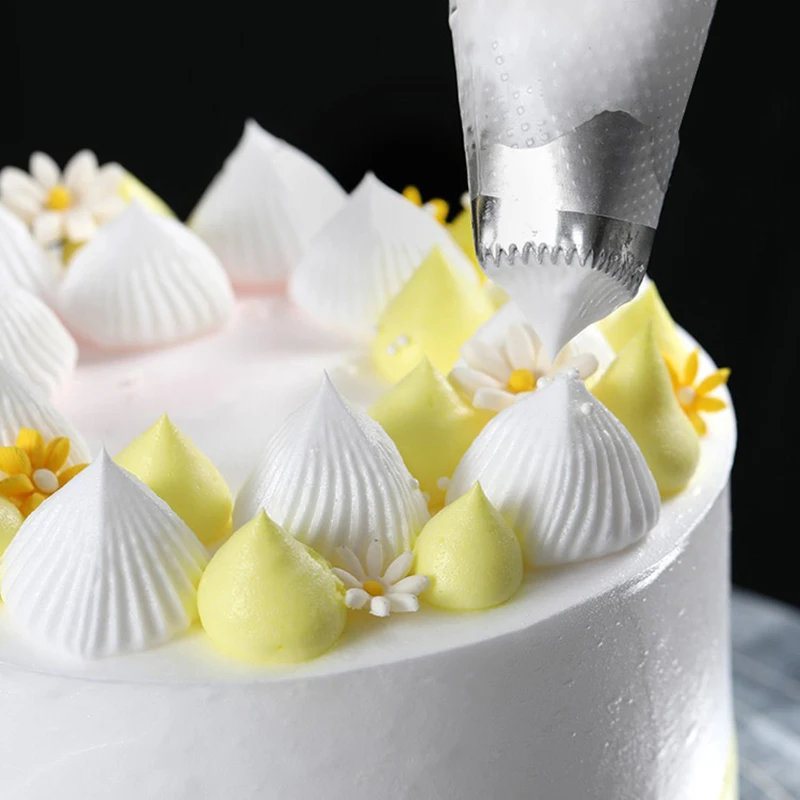 Square Stainless Steel Decorating Mouth Lcing Piping Nozzles Bakery DIY Cake Making Cream Kitchen Pastry Baking | Дом и сад