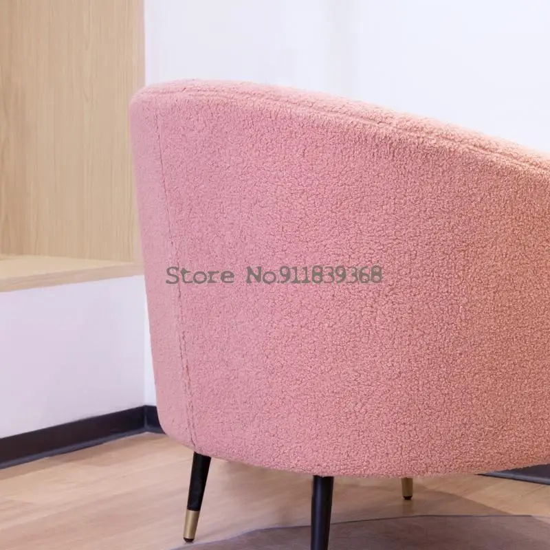 Одноместный светильник роскошный современный скандинавский тканевый диван для