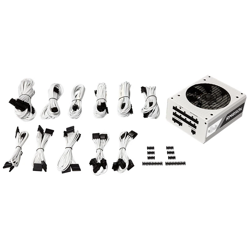 

RM850X/RM1000X white rated 850W desktop computer power supply mute full module support 3080/3090 graphics card