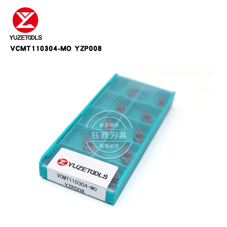 VCMT110304 MO CNC инструмент YUZETOOLS общий материал токарный частицы|Токарный инструмент| |