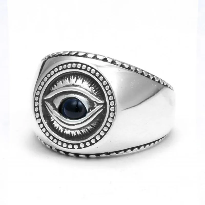 Мужское кольцо в стиле хип-хоп с гравировкой