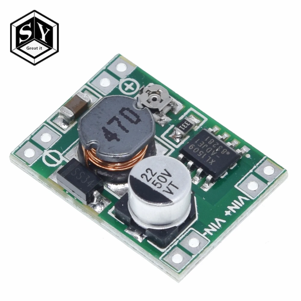 GREAT IT 1 шт. XL1509 понижающий модуль выходное напряжение регулируется супер мини