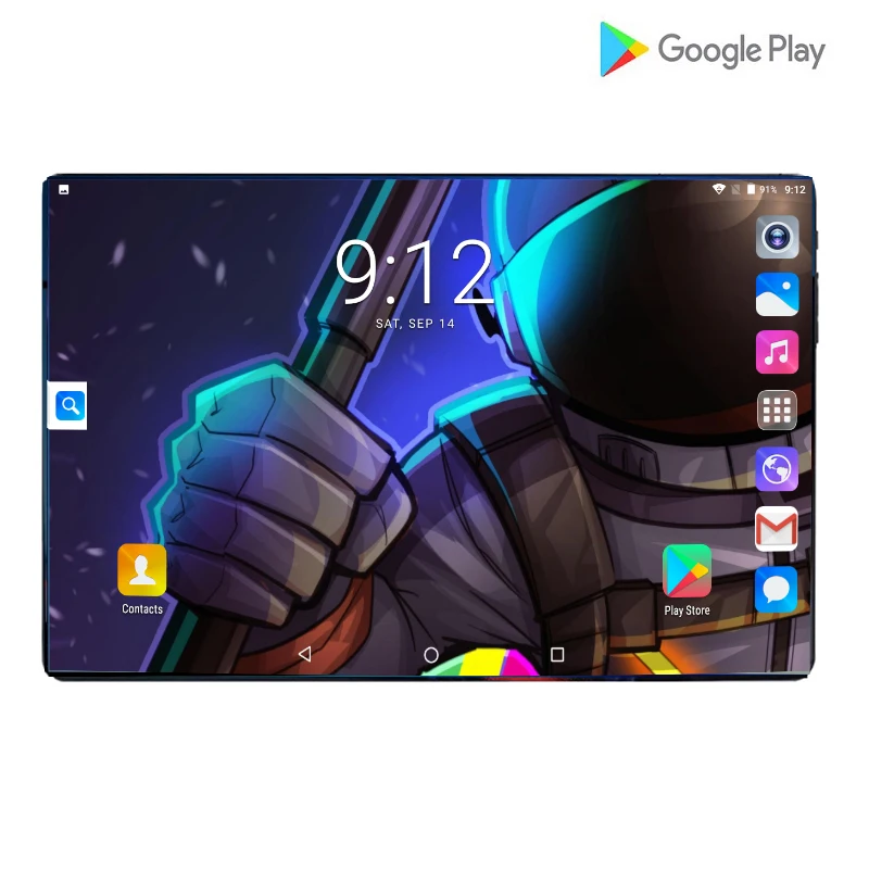 Дизайн 10 дюймов 4G LTE телефонный звонок Android 9,0 Octa Core 6G+ 64G память планшетный ПК ips HD большой экран wifi ПК планшеты 10,1