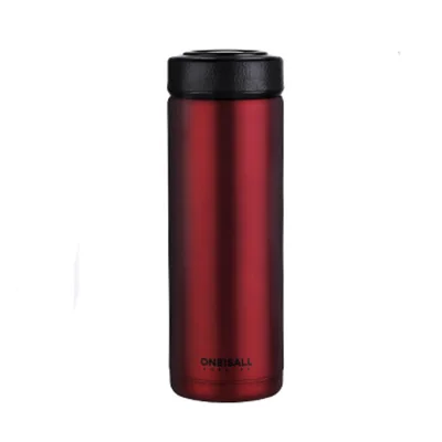 Wine Red Вакуумные фляги кофейные кружки термосы для заварки чая кофейная кружка 304 термо-термобутылка из нержавеющей стали 380 мл 680 мл - Цвет: Wine Red