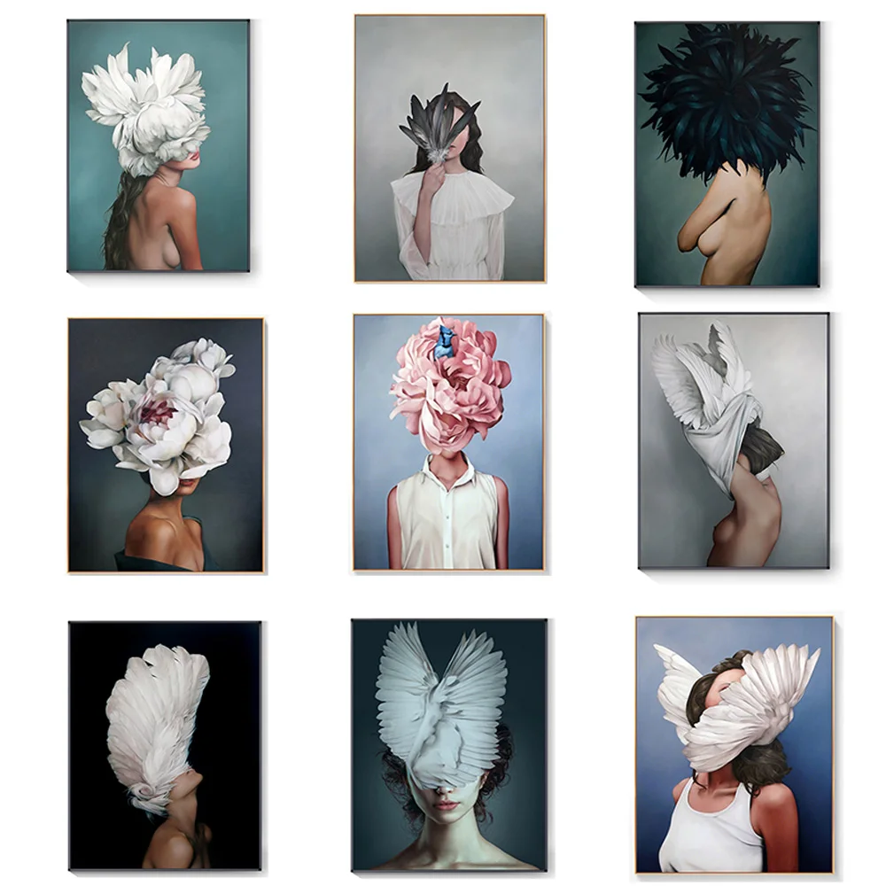 Полноразмерная/круглая Алмазная 5D Вышивка сексуальный цветок женщина алмазная