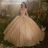 sweetheart ball gown dress princess quinceanera dresses with 3d flowers puffy sweet 16 15 year girl party gowns