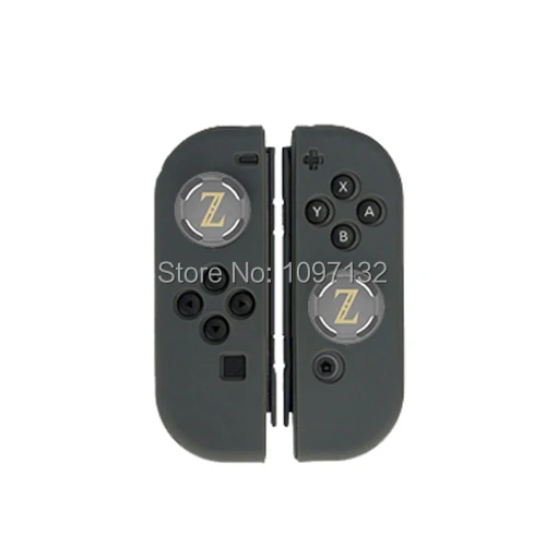 Противоскользящий силиконовый мягкий чехол для nyd Switch Joy-Con Joycon защитный чехол для кожи и джойстика - Цвет: F