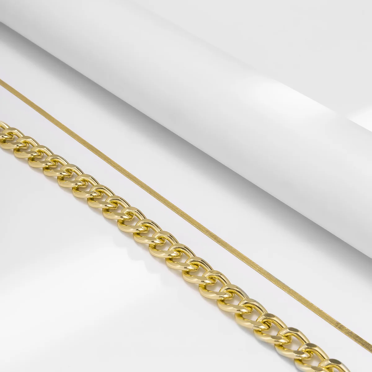 Многослойное толстое короткое ожерелье до ключиц мужское Ретро стандартное