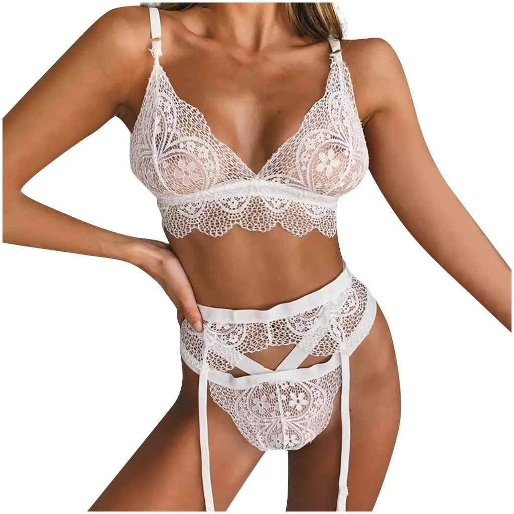 Сексуальный комплект с бюстгальтером сексуальное кружевное нижнее белье