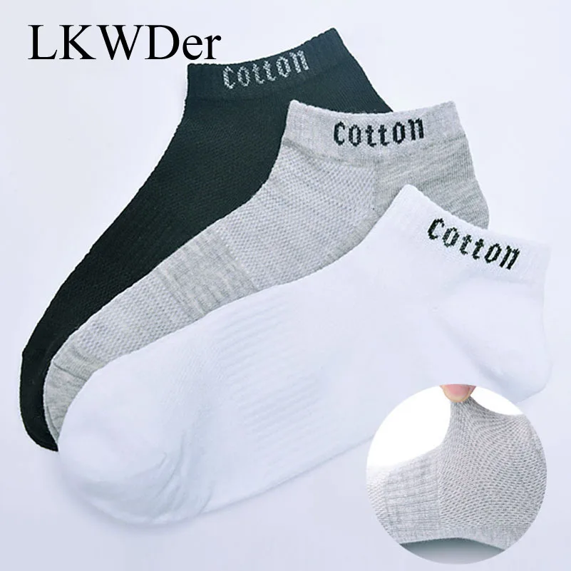 

5 Pairs Men Cotton Ankle Socks for Men's Business Casual Solid Colors Short Socks Male Mujer compression Autumn Winter socks
