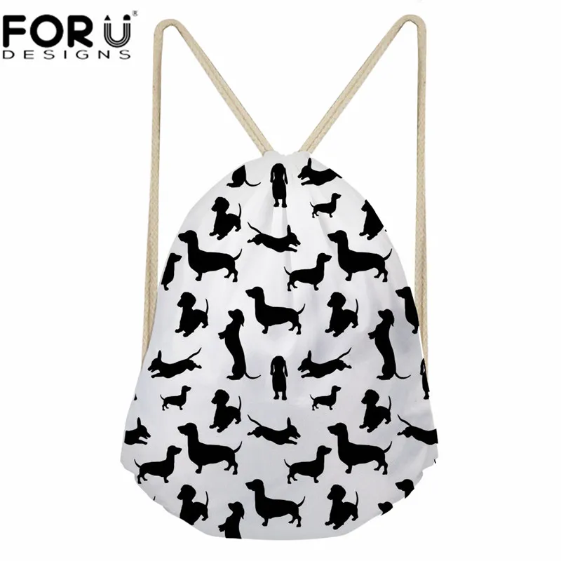 L4480Z3 FORUDESIGNS/Детский Школьный рюкзак, одежда для собак, женские сумки на шнурке, пляжный рюкзак для девочек-подростков, комплект рюкзаков - Цвет: L4480Z3