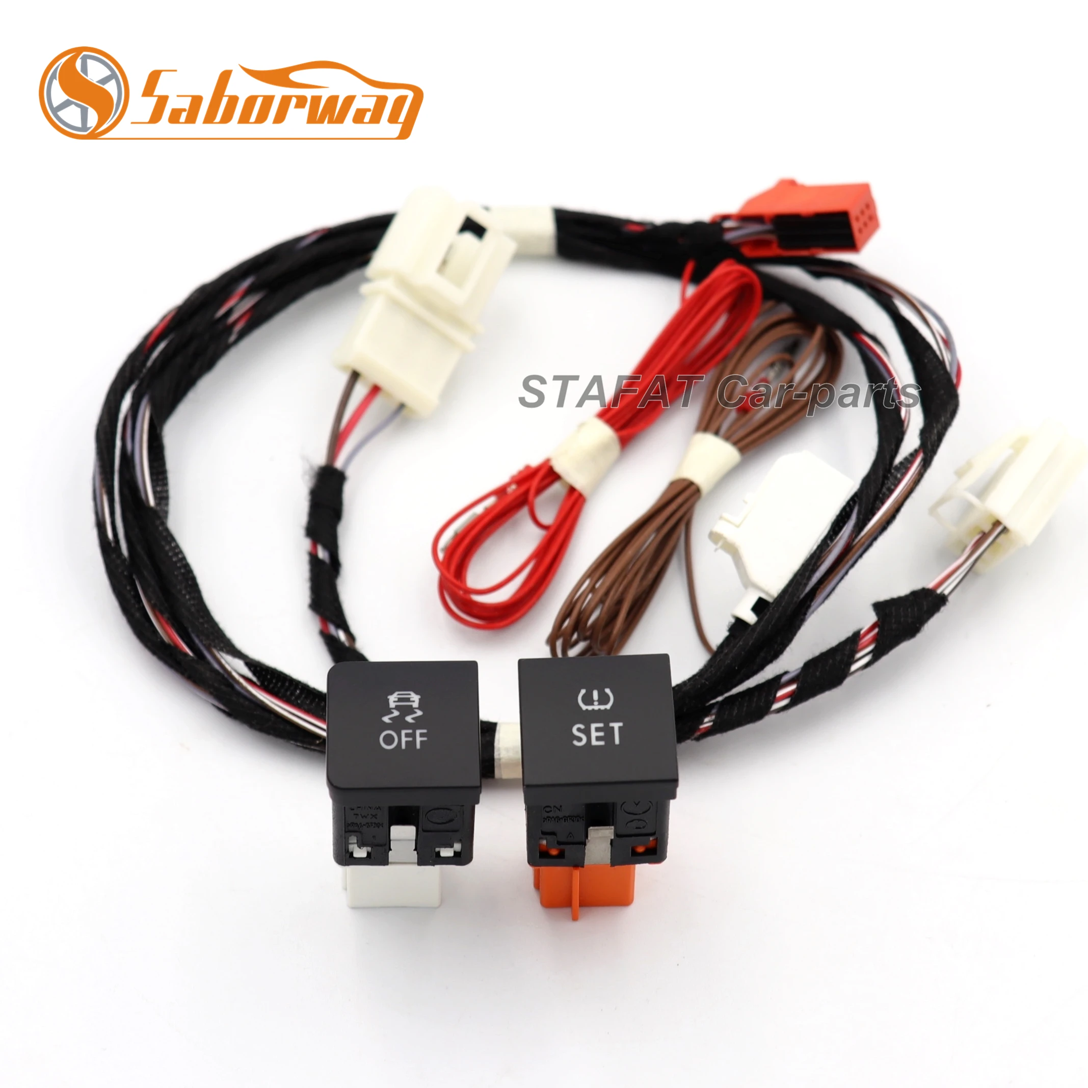 Система контроля давления в шинах Saborway ESP OFF ASR & TPMS 56D 927 121/16D 121 1KD 117|56d 121|warning switchesp