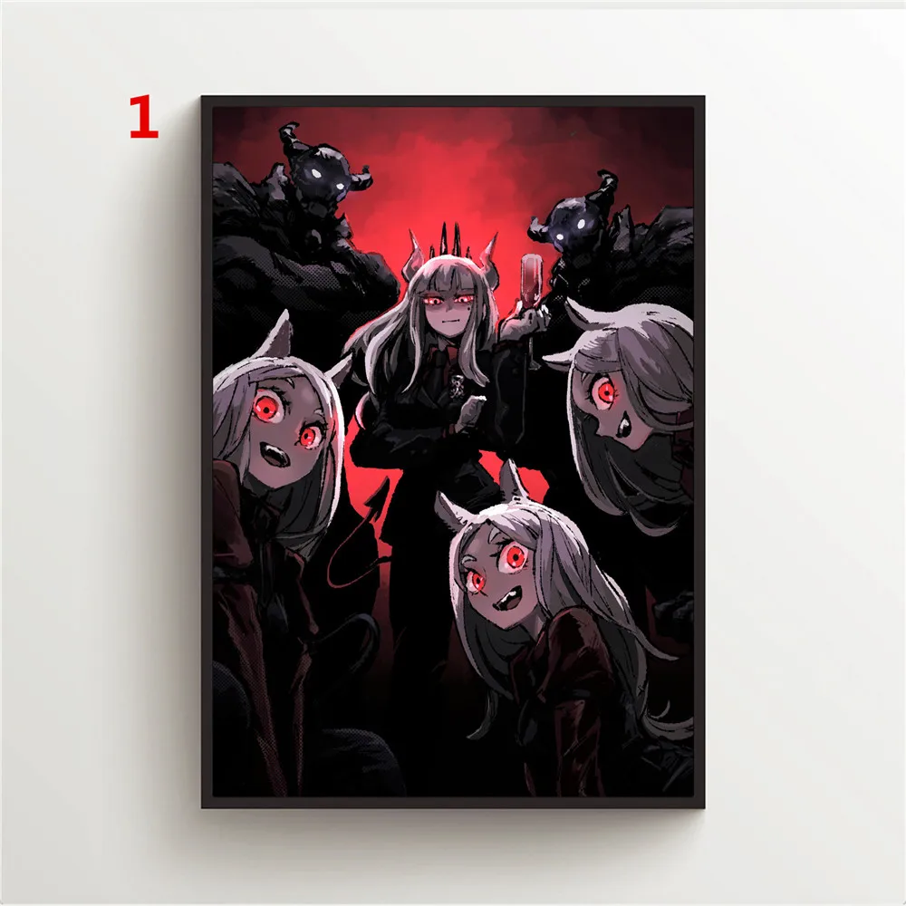 Плакаты из аниме Картина на холсте с изображением модея и малины настенное