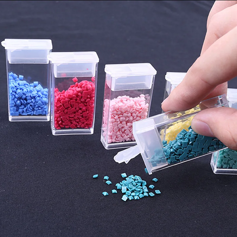 Контейнеры для хранения алмазной живописи портативный контейнер бисера