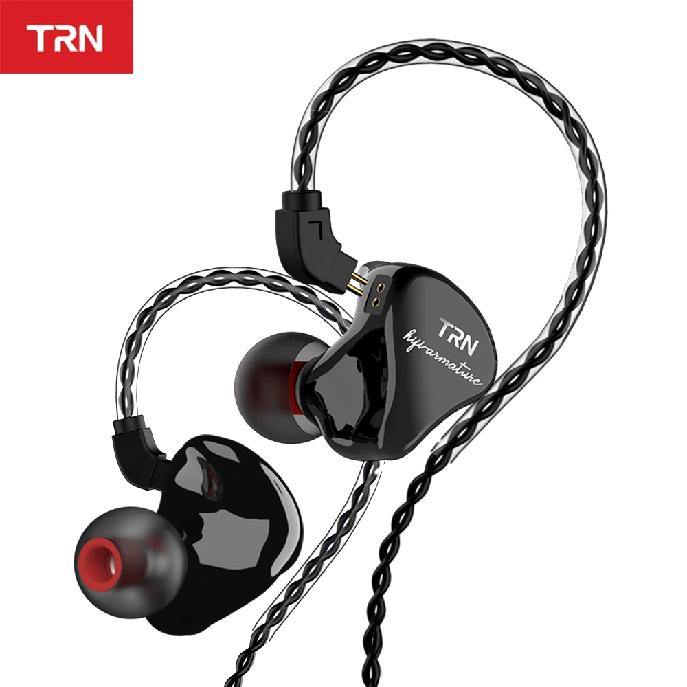 Гибридные наушники вкладыши TRN IM1 Pro 1BA 1DD спортивные Hi Fi для бега | Отзывы и видеообзор