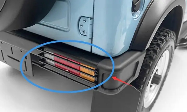 Бампер/светодиодная решетка/крышка шины/Фотоэлемент для каподастр samurai SIXER CD15828