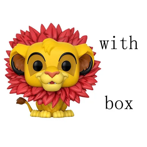 Король Лев маленькая simba MUFUSA PUMBAA фигурка коллекция виниловая кукла модель игрушки - Цвет: with retail box