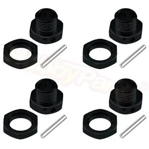 Алюминиевые шестигранные втулки колеса 17 мм со штифтами гайка переходника для радиоуправляемой модели автомобиля HSP Ofna Hyper Buggy HPI 18, 1 комплект