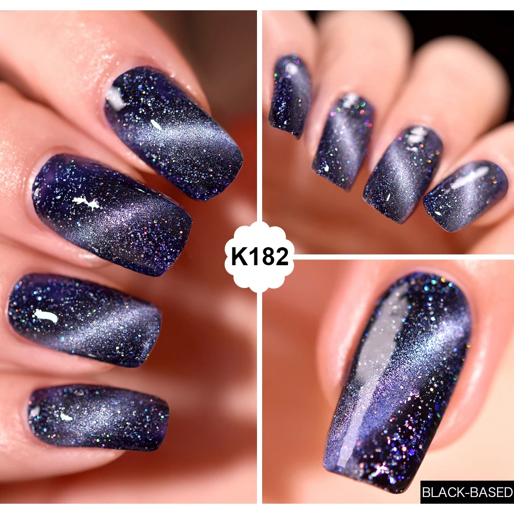 Гель лак KADS для ногтей Звездный кошачий глаз 9 5 мл УФ отмачиваемый маникюрный