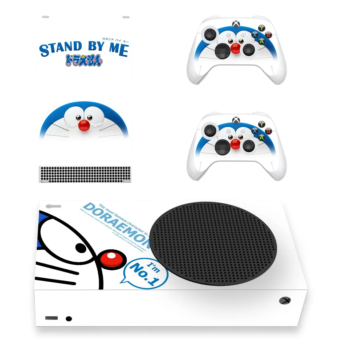 

Наклейка Doraemon Skin, Обложка для консоли Xbox серии S и 2 контроллера, тонкая виниловая наклейка