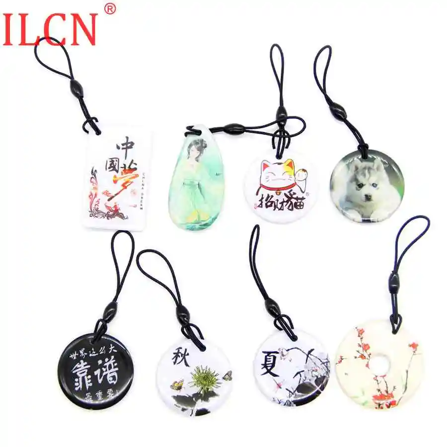 S50 1K 13 56 МГц UID RFID карта несколько вариантов перезаписываемых брелоков для ключей