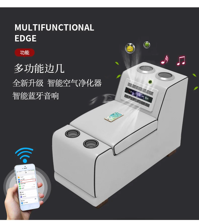 Комплект диванов из натуральной кожи L-образной формы для гостиной комнаты |