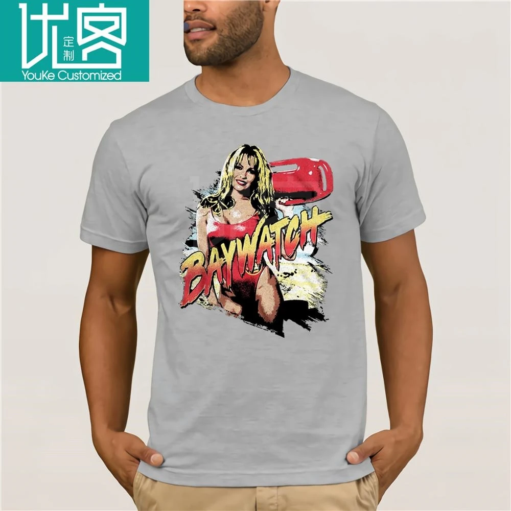 Футболка Baywatch 90's Drama Beach Patrol Lifeguard Ретро Pamela Anderson футболка для взрослых|Мужские