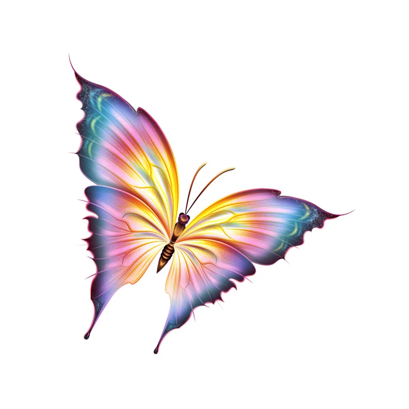 10/20/100pcs Fluttering Flying Butterfly Wind up Butterfly Flutter Card Prank Butterfly Flying Paper Butterflies