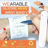 new arrival reusable erasable wearable silicone for students memo nurse wrist elderly portable band waterproof not k9p4