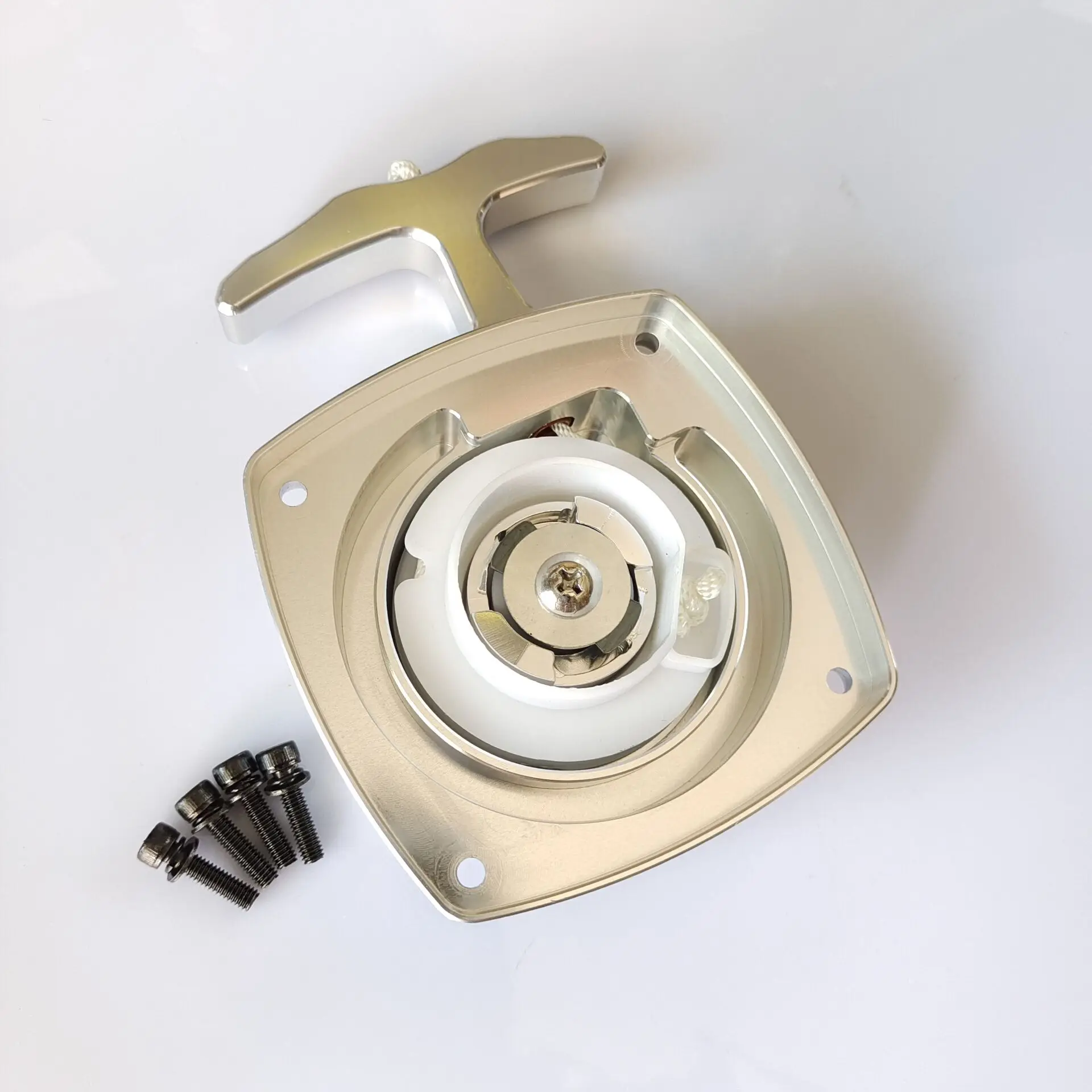 

1/5 scale Rovan CNC Aluminum pull start, starter Fits Baja 5T 5SC 5B CY Zenoha