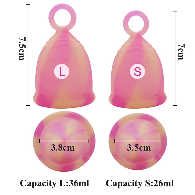 

Women Menstrual Cup Silicone Menstrual Cup Feminine Hygiene Menstrual Lady Cup Health Care