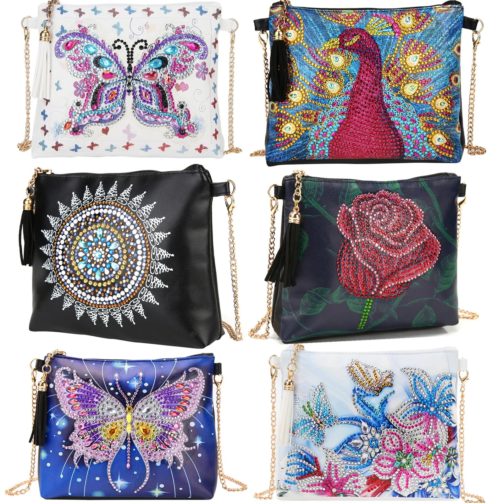 

Алмазная живопись, кошельки, кошелек, женская сумка через плечо, сумка на плечо, «сделай сам», специальная форма, Набор для вышивки крестиком